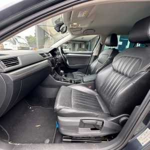 SKODA SUPERB NP 03/2016-2023 LEFT FRONT SEAT LEATHER GREY