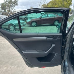 SKODA SUPERB NP 03/2016-2023 LEFT REAR DOOR TRIM LEATHER