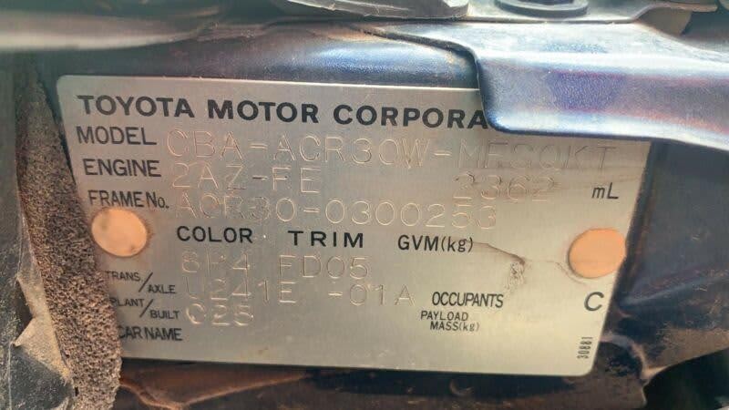 TOYOTA ESTIMA 2000-2006 ALTERNATOR PETROL, 2.4, 2AZ, XR30/XR40, 00-06 (IMPORT) - Image 8