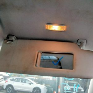 VOLKSWAGEN GOLF GEN 5 07/2004-02/2009 RIGHT SIDE SUN VISOR BLACK