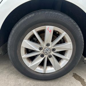 VOLKSWAGEN GOLF GEN 7 11/2012-08/2020 LEFT REAR WHEEL ALLOY FACTORY 15X6.5IN