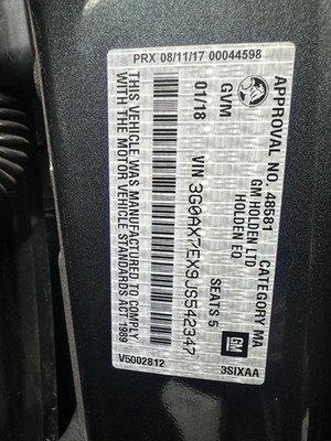 HOLDEN EQUINOX EQ 09/2017-12/2020 HEATER/AC CONTROLS DUAL ZONE CLIMATE CONTROL - Image 12