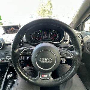 AUDI A1 8X 12/2010-10/2018 STEERING WHEEL LEATHER S-LINE TYPE