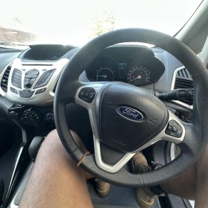 FORD ECOSPORT BK-BL 11/2013-01/2020 STEERING WHEEL VINYL W/ AUDIO CONTROLS TYPE