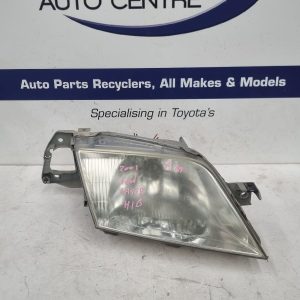 FORD LASER RIGHT HEADLAMP KN/KQ, SEDAN/HATCH, KOITO, P/N 1000-61878, 02/99-09/02
