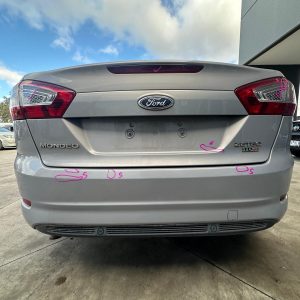 FORD MONDEO MC 11/2010-12/2014 REAR BUMPER WITH PARK SENSOR TYPE HATCH