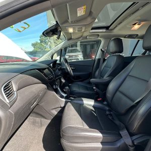 HOLDEN TRAX TJ SERIES 10/2016-12/2020 LEFT FRONT SEAT BELT STALK ONLY