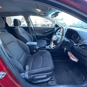 HYUNDAI I30 PD 03/2017-12/2023 RIGHT FRONT SEAT CLOTH BLACK ACTIVE HATCH