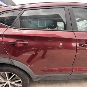 HYUNDAI TUCSON TL 06/2015-01/2021 RIGHT REAR OUTER DOOR HANDLE MAROON