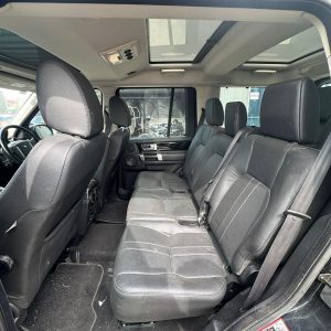 LAND ROVER DISCOVERY L319 10/2009-12/2016 LEFT REAR 2ND SEAT LEATHER BLACK