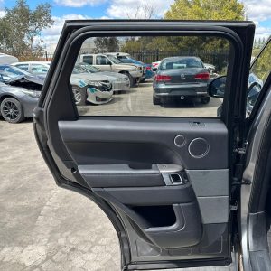 LAND ROVER RANGEROVER SPORT L494 06/13-04/22 LEFT REAR DOOR TRIM BLACK LEATHER