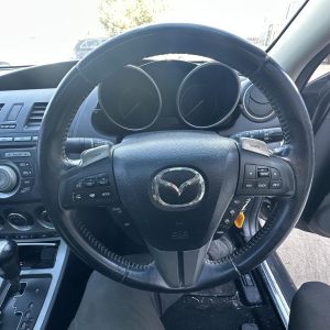 MAZDA 3 BL 04/2009-10/2013 STEERING WHEEL LEATHER WITH PADDLESHIFT