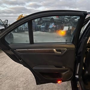 MERCEDES C CLASS W204/S204 07/2007-05/2011 LEFT REAR DOOR TRIM BLACK LEATHER