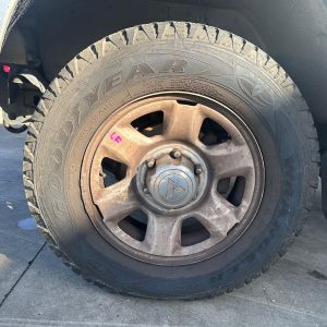 MITSUBISHI TRITON MK 10/1996-06/2006 LEFT FRONT WHEEL STEEL 16X6IN 2WD