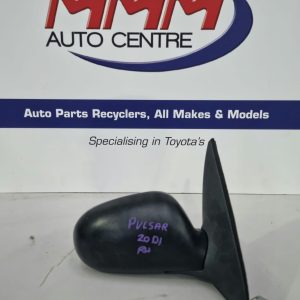 NISSAN PULSAR RIGHT DOOR MIRROR N16, SEDAN, BLACK, 07/00-07/03 00 01 02 03