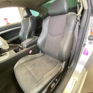NISSAN SKYLINE V36 11/2006-2015 LEFT FRONT SEAT LEATHER BLACK IMPORT