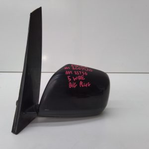 TOYOTA ESTIMA XR30/XR40 2003-2006 LEFT DOOR MIRROR 5 WIRE BIG PLUG NATURAL BLACK