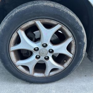 TOYOTA TARAGO 03/2006-01/2009 RIGHT REAR WHEEL ALLOY FACTORY 17X7IN GLX