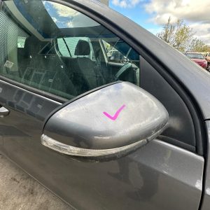 VOLKSWAGEN GOLF GEN 6 10/2008-03/2013 RIGHT DOOR MIRROR MANUAL FOLD 5K0857508AD