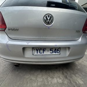 VOLKSWAGEN POLO 6R 05/2010-05/2014 REAR BUMPER NON PARK SENSOR TYPE