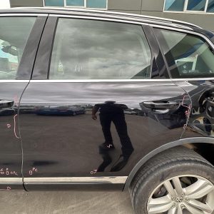 VOLKSWAGEN TOUAREG 2010-2018 LEFT REAR DOOR WINDOW 7P, 12/10-04/18