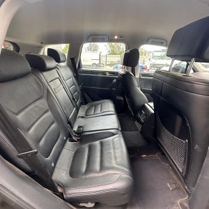 VOLKSWAGEN TOUAREG 7P 12/2010-04/2018 LEFT REAR 2ND SEAT AUTOMATIC BLACK LEATHER