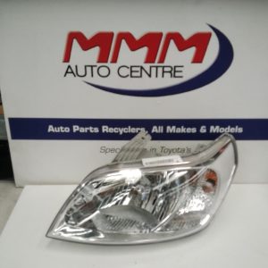 HOLDEN BARINA LEFT HEADLAMP TK, HATCH, 07/08-12/12 08 09 10 11 12