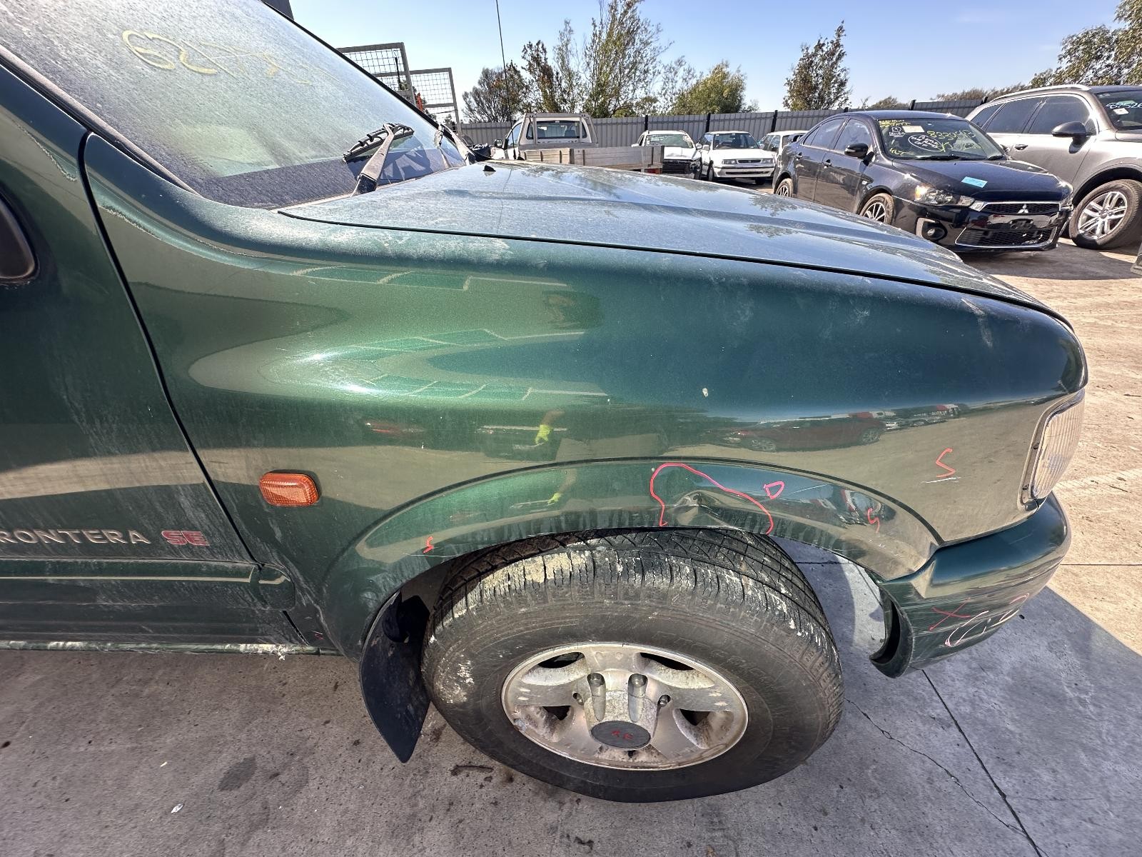 HOLDEN FRONTERA MX 05/2000-12/2003 RIGHT GUARD WITHOUT WHEEL ARCH FLARE