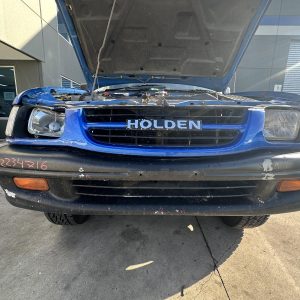 HOLDEN RODEO TF 06/1998-02/2003 FRONT BUMPER BAR BLACK DROP TOP