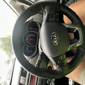 KIA RIO UB 08/2011-09/2017 STEERING WHEEL LEATHER