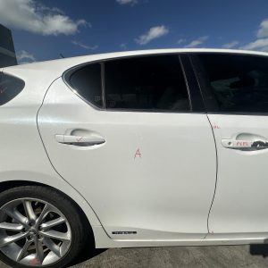 LEXUS CT200 ZWA10 12/2010-2020 RIGHT REAR DOOR SHELL