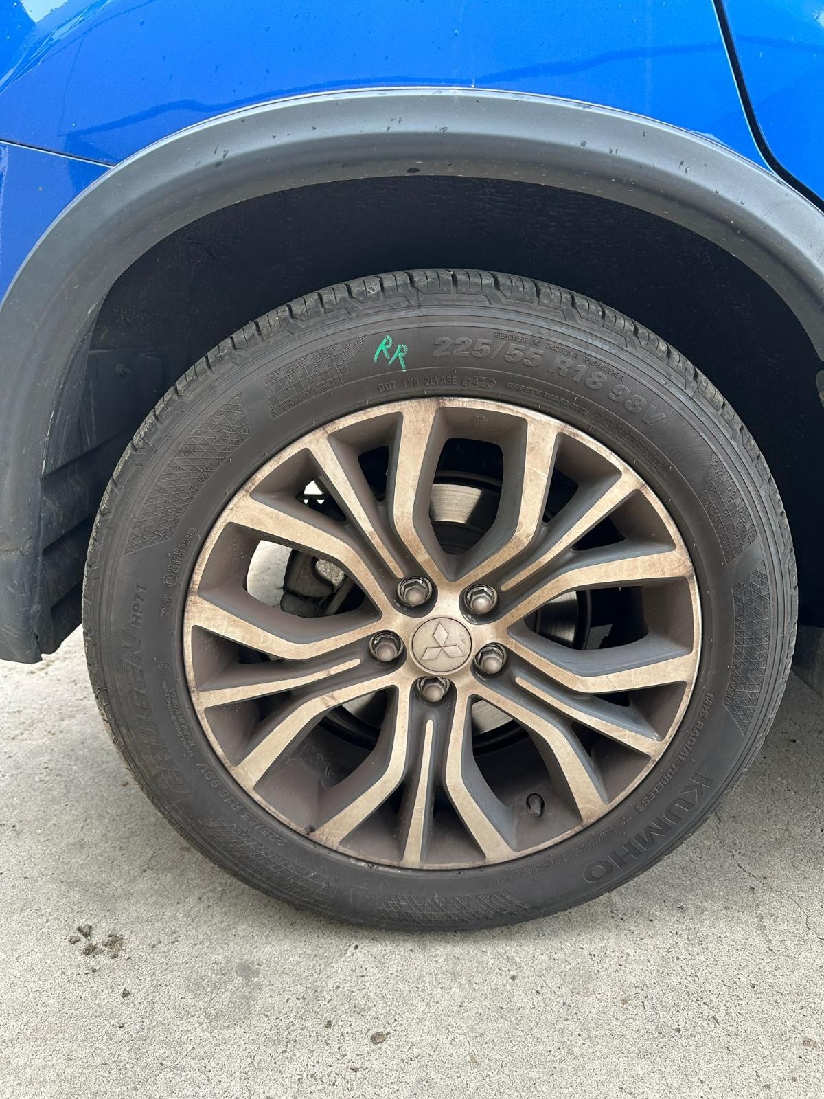 MITSUBISHI ASX XB-XD 05/2014-05/2019 RIGHT REAR WHEEL ALLOY FACTORY 18X7IN