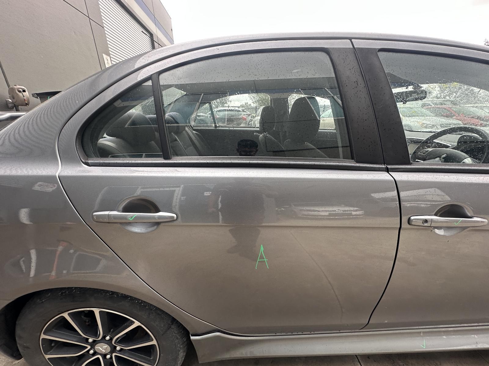 MITSUBISHI LANCER CF 11/2015-12/2017 RIGHT REAR DOOR WINDOW SEDAN