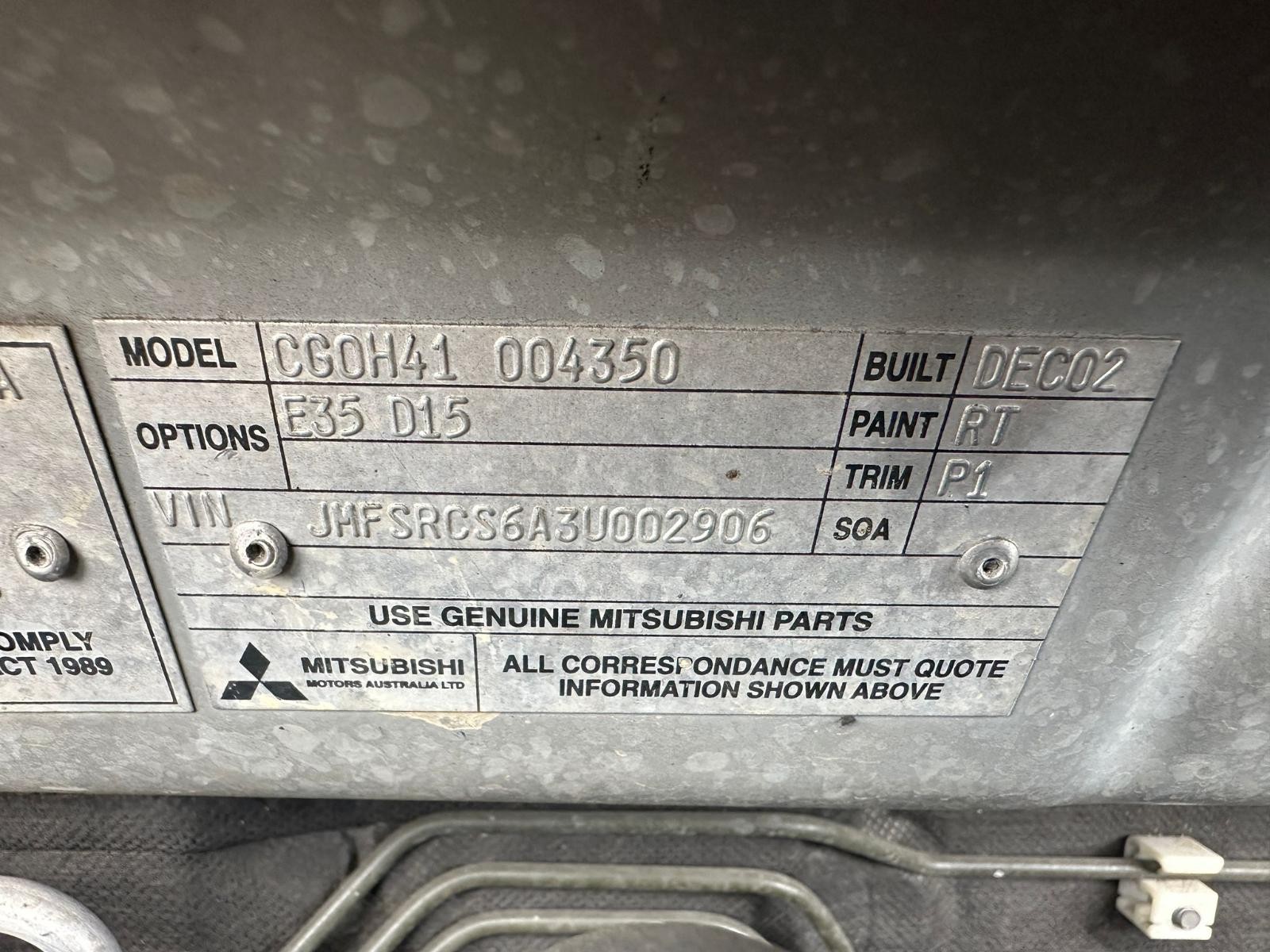 MITSUBISHI LANCER CG-CH 07/2002-12/2008 FLASHER SWITCH - Image 12