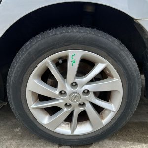 NISSAN PULSAR B17/C12 12/2012-12/2017 LEFT REAR WHEEL ALLOY FACTORY 16X6.5IN