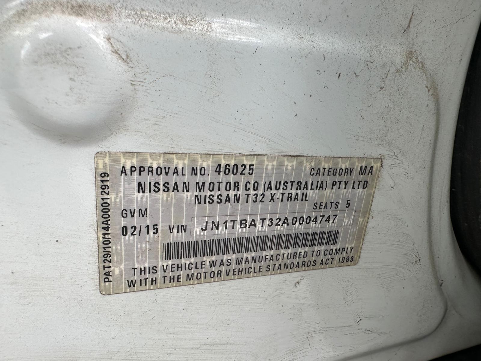 NISSAN XTRAIL T32 02/2014-07/2022 FUEL TANK PETROL - Image 11