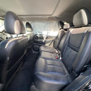 NISSAN XTRAIL T32 02/2014-07/2022 LEFT REAR 2ND SEAT LEATHER BLACK