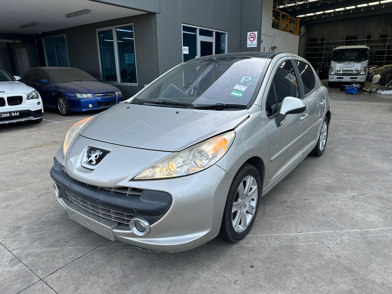 PEUGEOT 207 A7 03/2007-12/2012 LEFT REAR WHEEL ALLOY FACTORY 16X6.0IN 7 SPOKE - Image 4