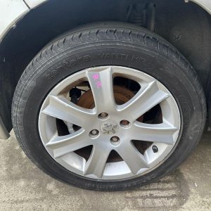 PEUGEOT 207 A7 03/2007-12/2012 RIGHT REAR WHEEL ALLOY FACTORY 16X6.0IN 7 SPOKE