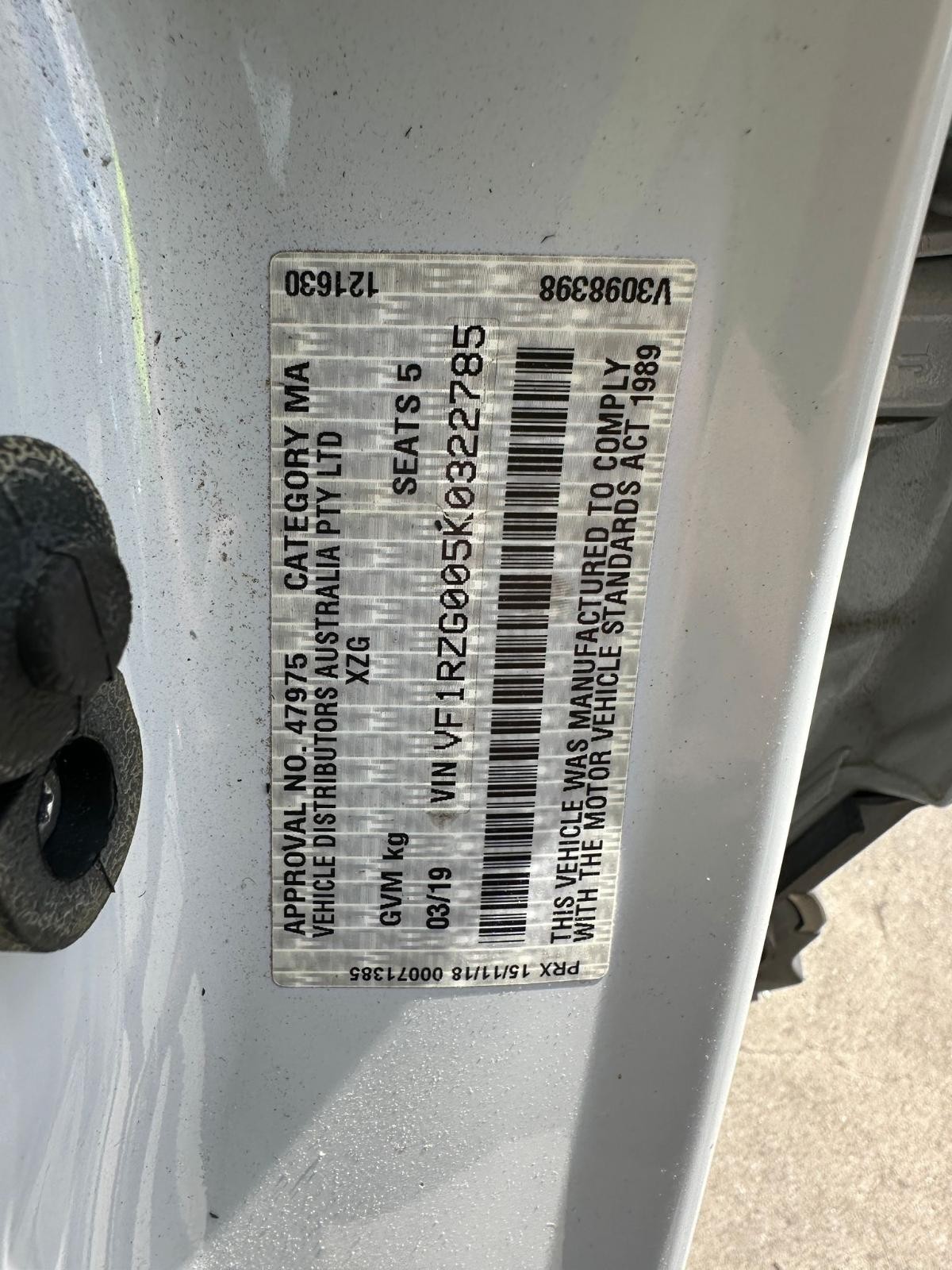RENAULT KALEOS XZG 05/2016-2025 FRONT WIPER MOTOR - Image 11