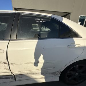 TOYOTA CAMRY ACV40 06/2006-02/2012 LEFT REAR OUTER DOOR HANDLE WHITE