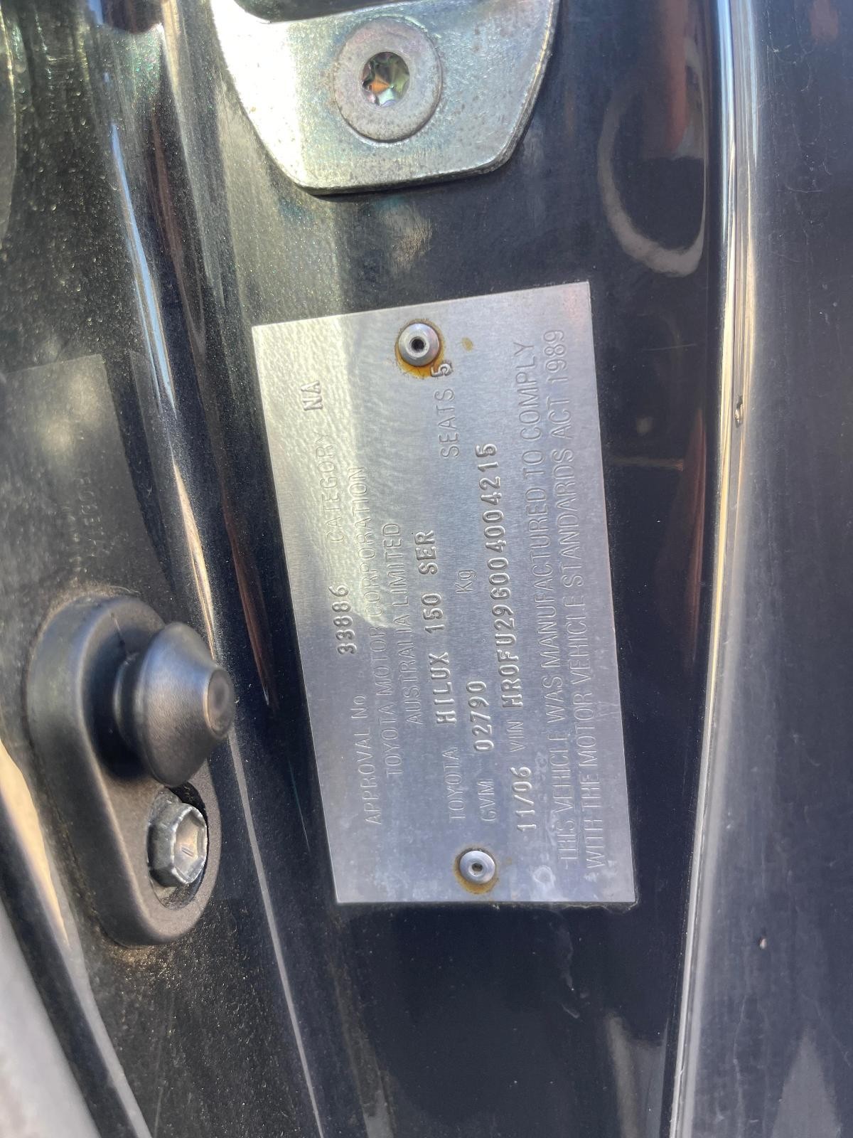 TOYOTA HILUX 06/2005-06/2011 TONNEAU COVER HARD DUAL CAB - Image 9