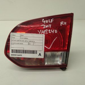 VOLKSWAGEN GOLF GEN 6 10/2008-03/2013 RIGHT SIDE REAR GARNISH TAILGATE LAMP