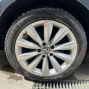 VOLKSWAGEN PASSAT 3C/MK6 B7 09/10-05/15 LEFT REAR WHEEL ALLOY FACTORY 17X7.5IN