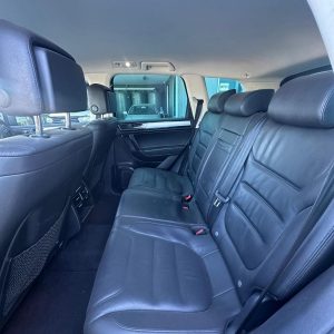 VOLKSWAGEN TOUAREG 7P 12/10-04/18 RIGHT REAR 2ND SEAT LEATHER BLACK NON R-LINE
