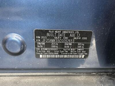 SUBARU FORESTER 01/2011-12/2012 RIGHT FRONT WINDOW REG/MOTOR P/N 61041SC021 - Image 11