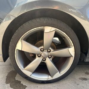 AUDI A1 8X MK 1 12/2010-10/2018 RIGHT REAR WHEEL ALLOY FACTORY 17X7.5IN 5 SPOKE