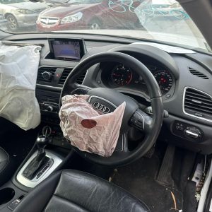 AUDI Q3 8U 03/2012-12/2018 STEERING WHEEL LEATHER 4 SPOKE STANDARD TYPE