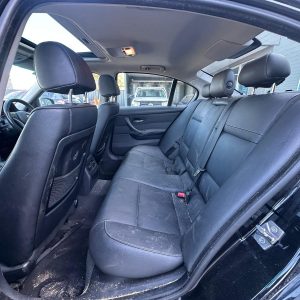 BMW 3 SERIES E90 03/2005-01/2012 LEFT REAR 2ND SEAT LEATHER BLACK SEDAN