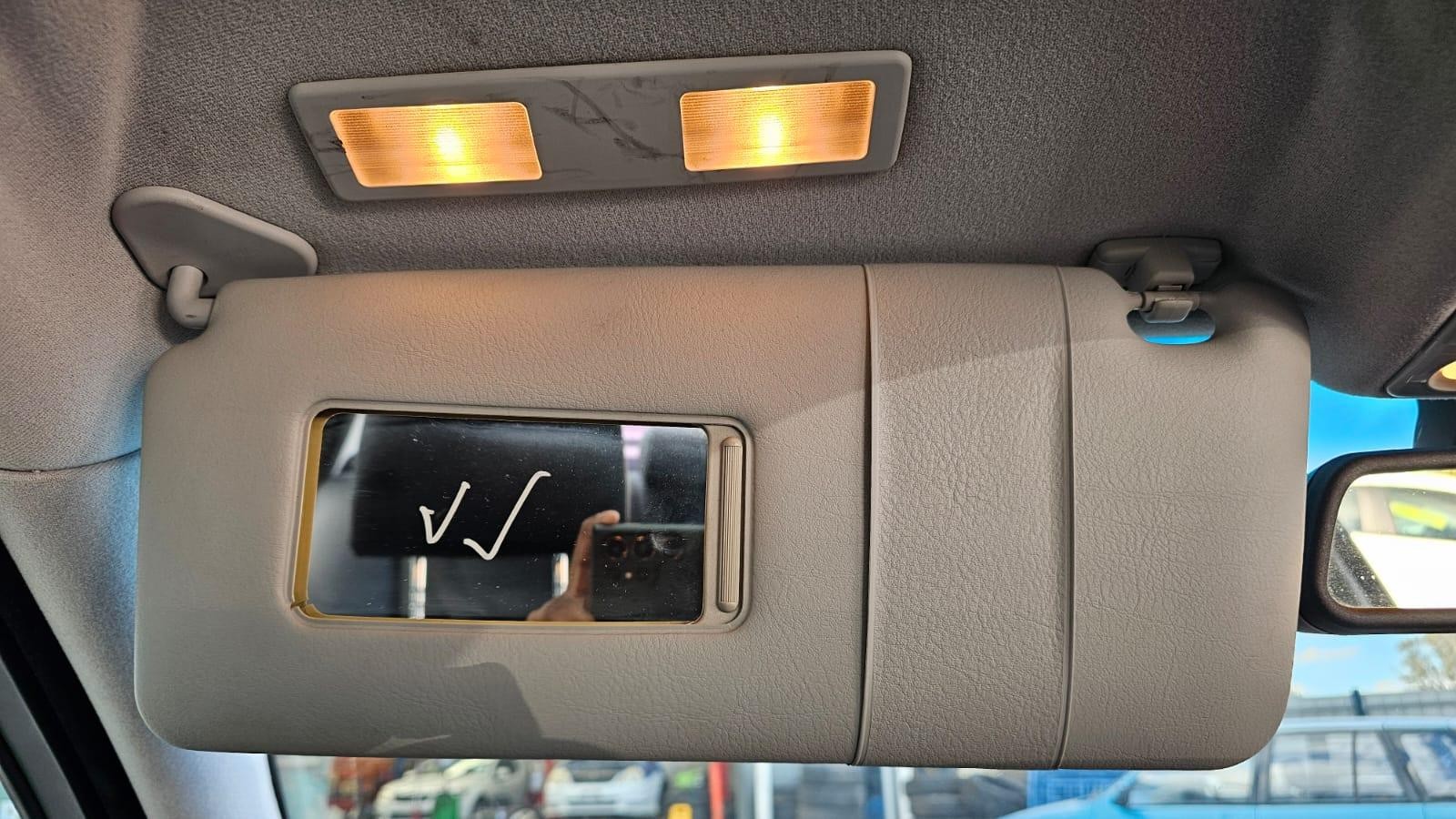 BMW 5 SERIES E39 05/1996-10/2003 PASSENGER SIDE SUN VISOR - Image 13